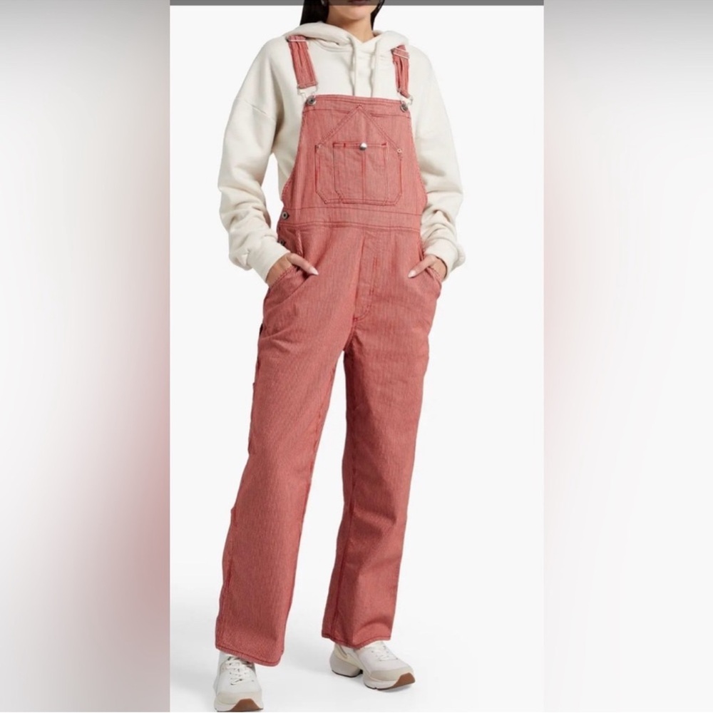 Rag & Bone Striped Overalls